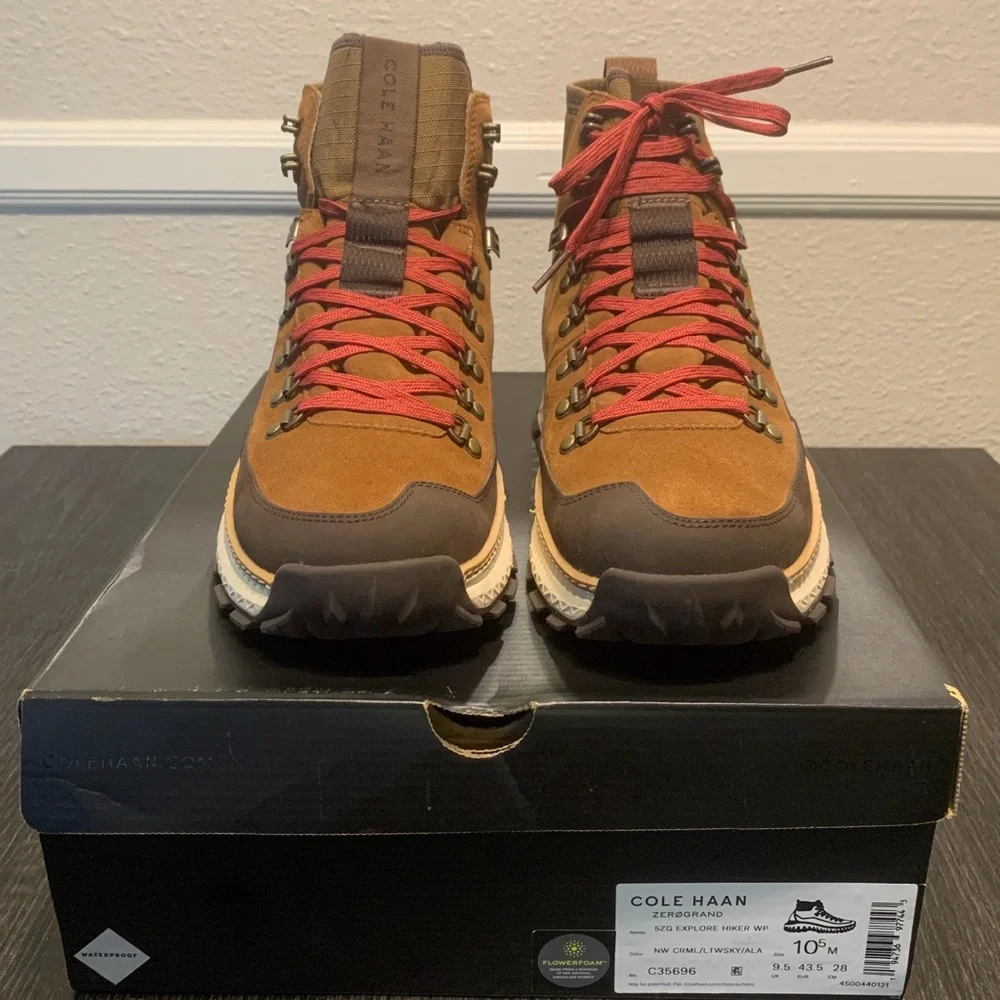 Cole Haan 5ZG Explore Brown Hiking Boots